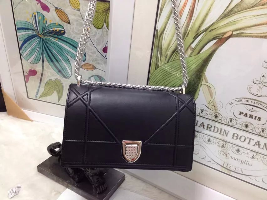 2015 NEW Quality Christian Dior Diorama Bags Black -The top quality