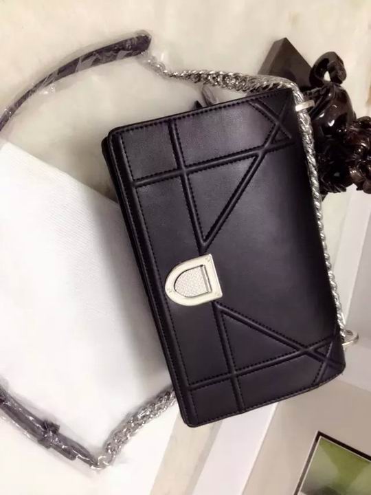 2015 NEW Quality Christian Dior Diorama Bags Black -The top quality
