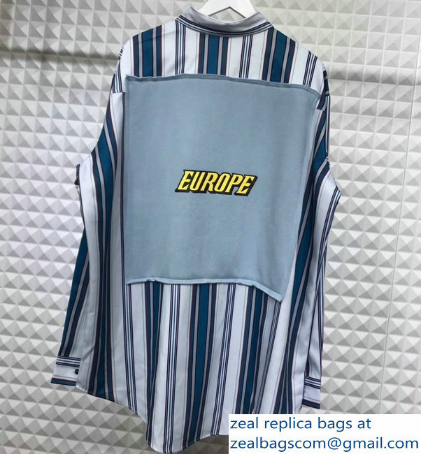 Balenciaga Denim Shirt EUROPE 2018 - Click Image to Close