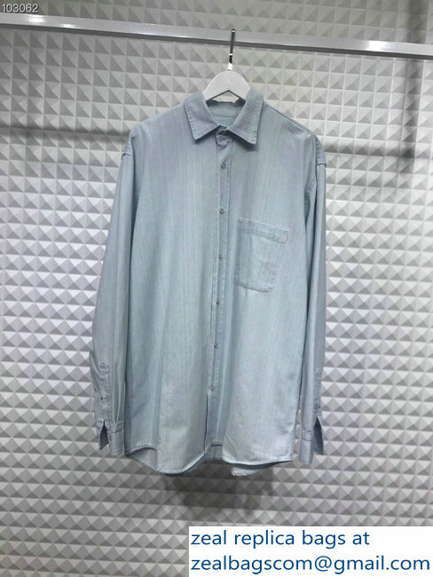 Balenciaga Denim Shirt The Power of Dreams BB 2018 - Click Image to Close