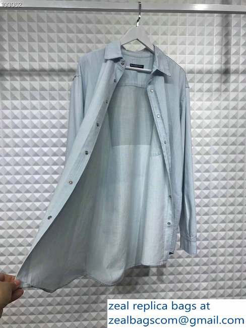 Balenciaga Denim Shirt The Power of Dreams BB 2018