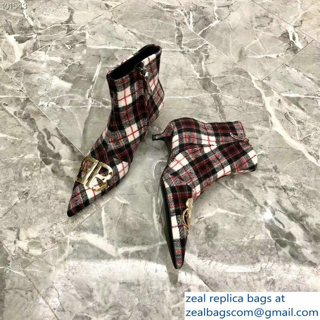 Balenciaga Heel 4cm Pointed Toe BB Booties Flannel 01 2018 - Click Image to Close