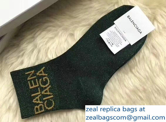 Balenciaga Logo Socks B04
