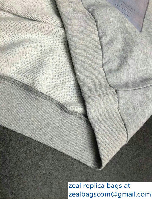 Balenciaga Photoshoot Hoodie Sweater Gray 2018