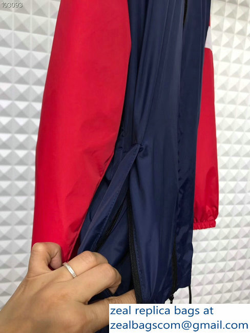 Balenciaga Tracksuit Jacket Blue/Red 2018 - Click Image to Close