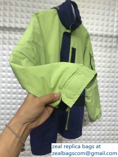 Balenciaga Tracksuit Jacket Green/Blue/Black 2018