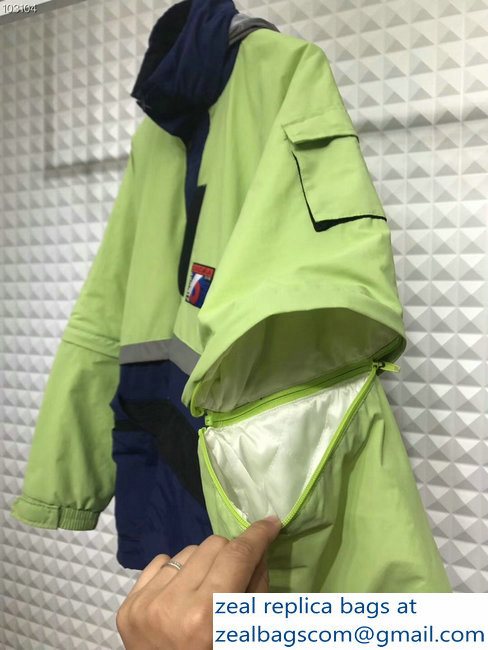 Balenciaga Tracksuit Jacket Green/Blue/Black 2018