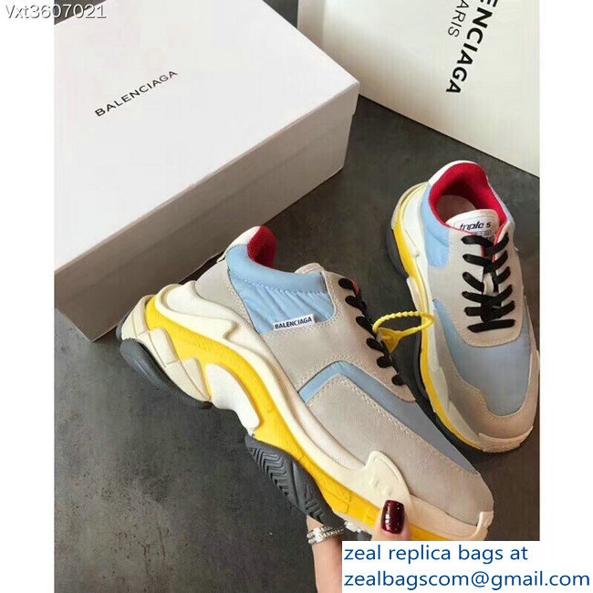 Balenciaga Triple S Trainers Multimaterial Sneakers 18 2018 - Click Image to Close