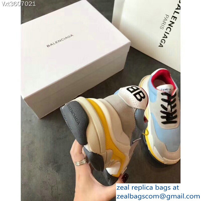 Balenciaga Triple S Trainers Multimaterial Sneakers 18 2018 - Click Image to Close