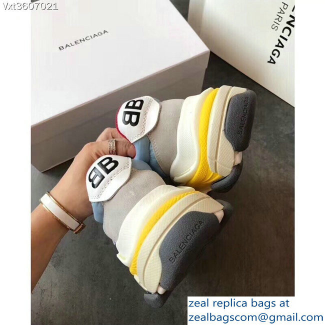 Balenciaga Triple S Trainers Multimaterial Sneakers 18 2018 - Click Image to Close