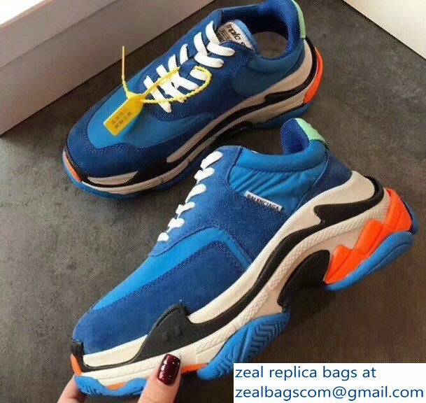 Balenciaga Triple S Trainers Multimaterial Sneakers 25 2018 - Click Image to Close