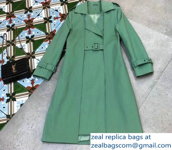 Burberry Grass Green Coat 2018