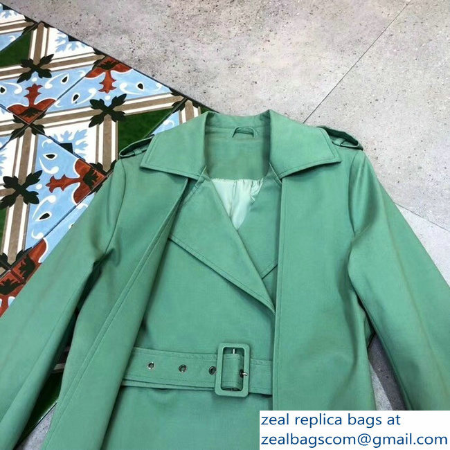 Burberry Grass Green Coat 2018 - Click Image to Close