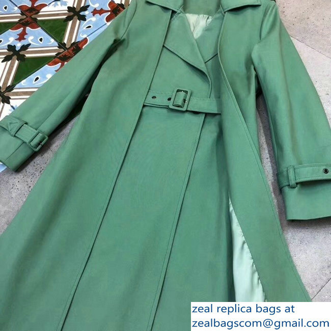 Burberry Grass Green Coat 2018