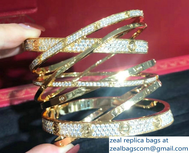 Cartier Multiple Love Bracelet Gold