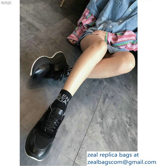Celine Delivery Running Sneakers Black 2018