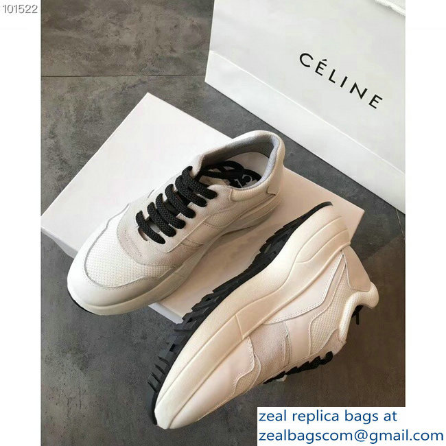 Celine Delivery Running Sneakers White 2018