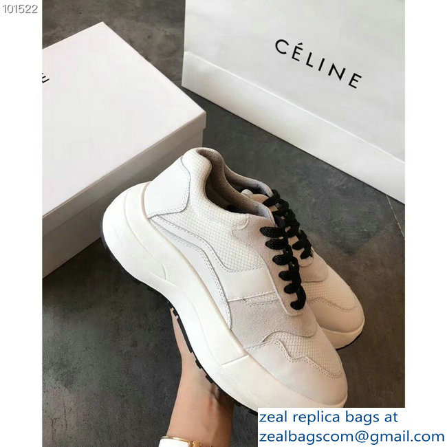 Celine Delivery Running Sneakers White 2018 - Click Image to Close