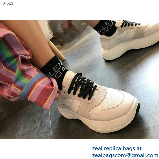 Celine Delivery Running Sneakers White 2018