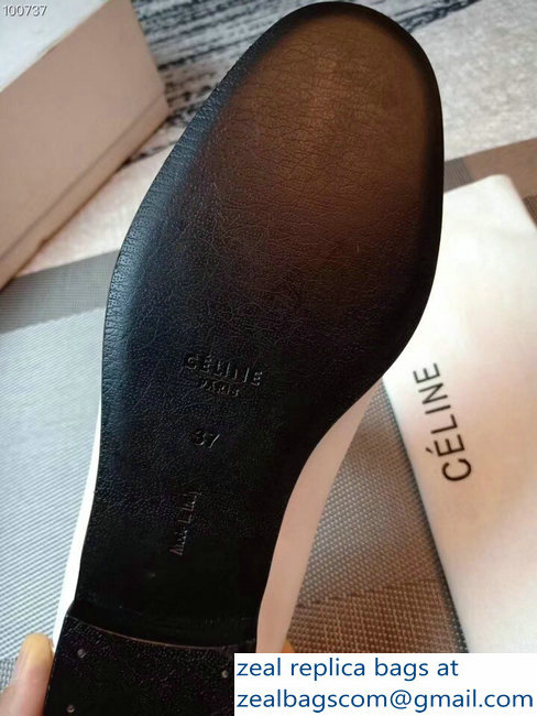 Celine Fringe Loafers White 2018 - Click Image to Close