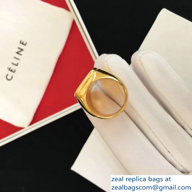 Celine Signet Ring - Click Image to Close