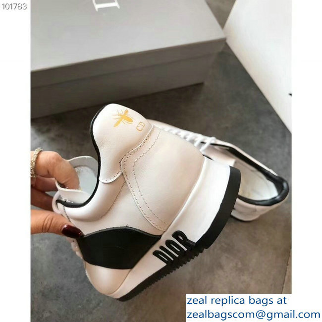 Dior Diorun Trainer Lace-Up Sneakers White 2018