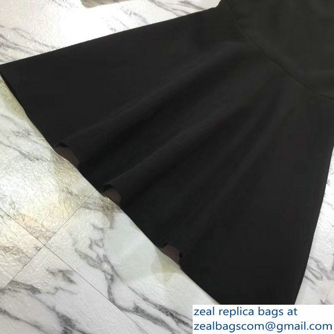 Dior Lapel Dress Black 2018