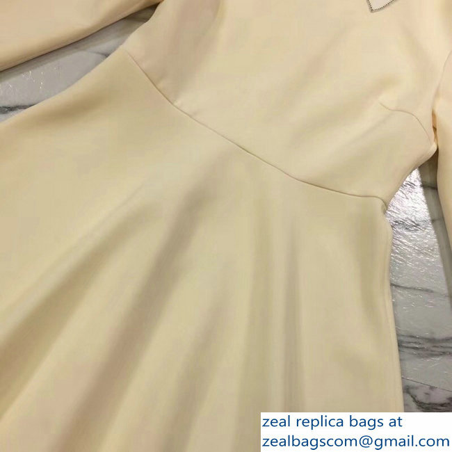 Dior Lapel Dress Creamy 2018 - Click Image to Close