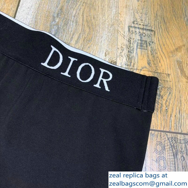Dior Logo Black Pants 2018