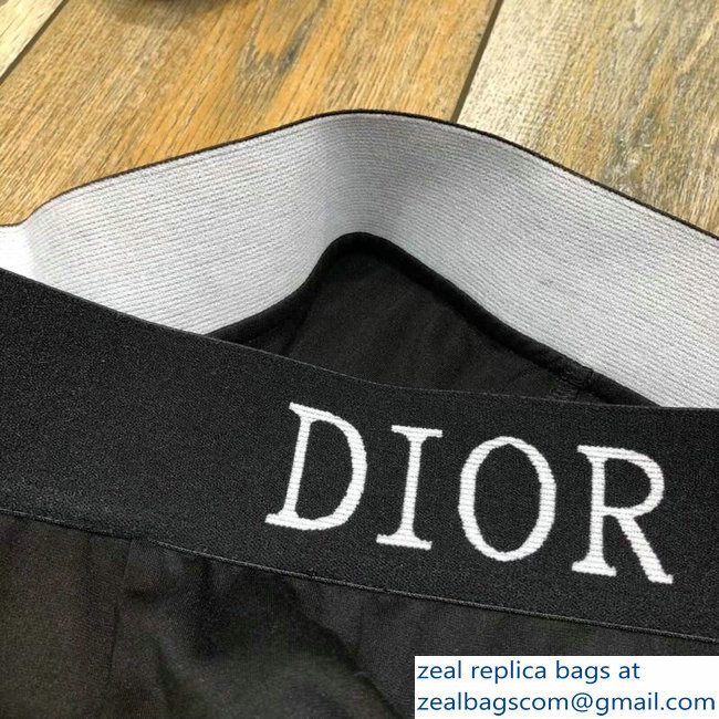 Dior Logo Black Pants 2018