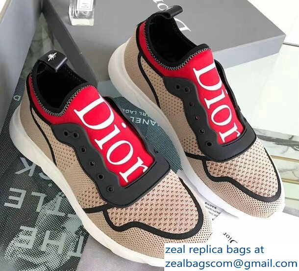 Dior Logo Sneakers Nude 2018/2019 - Click Image to Close