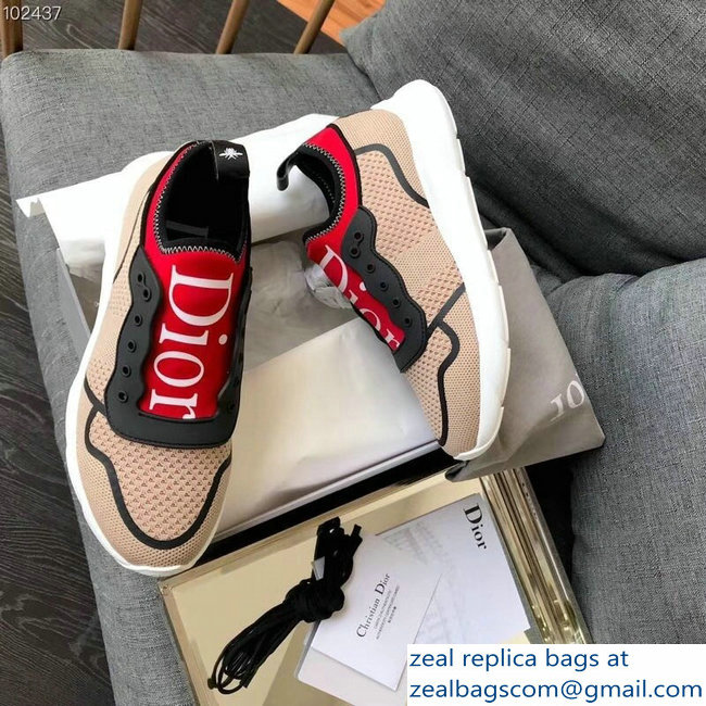 Dior Logo Sneakers Nude 2018/2019 - Click Image to Close