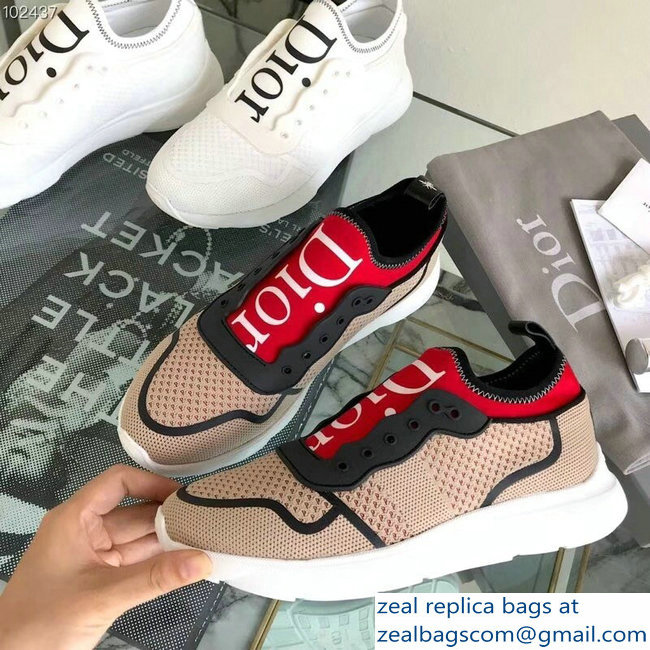 Dior Logo Sneakers Nude 2018/2019 - Click Image to Close