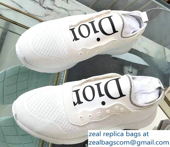 Dior Logo Sneakers White 2018/2019 - Click Image to Close