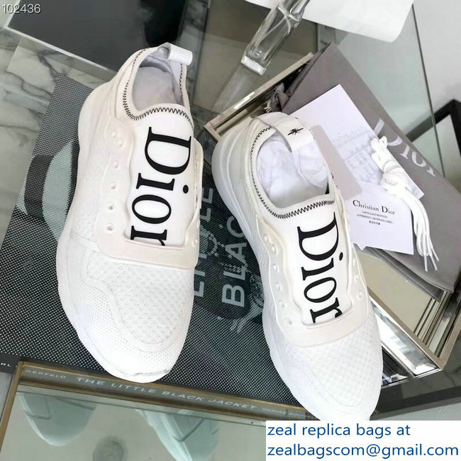 Dior Logo Sneakers White 2018/2019 - Click Image to Close