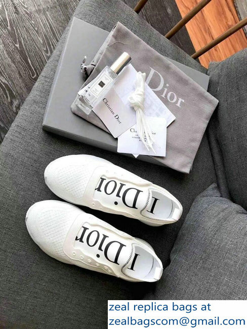 Dior Logo Sneakers White 2018/2019 - Click Image to Close