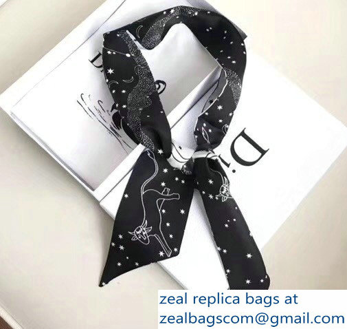 Dior Silk Twill Mitzah Scarf D01