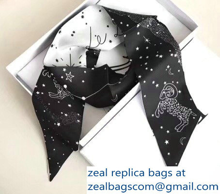 Dior Silk Twill Mitzah Scarf D02