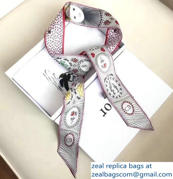 Dior Silk Twill Mitzah Scarf D10