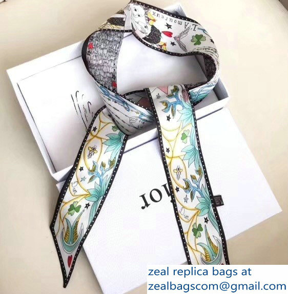 Dior Silk Twill Mitzah Scarf D12