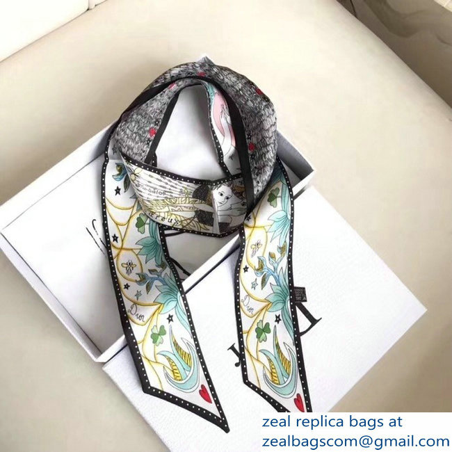 Dior Silk Twill Mitzah Scarf D12 - Click Image to Close