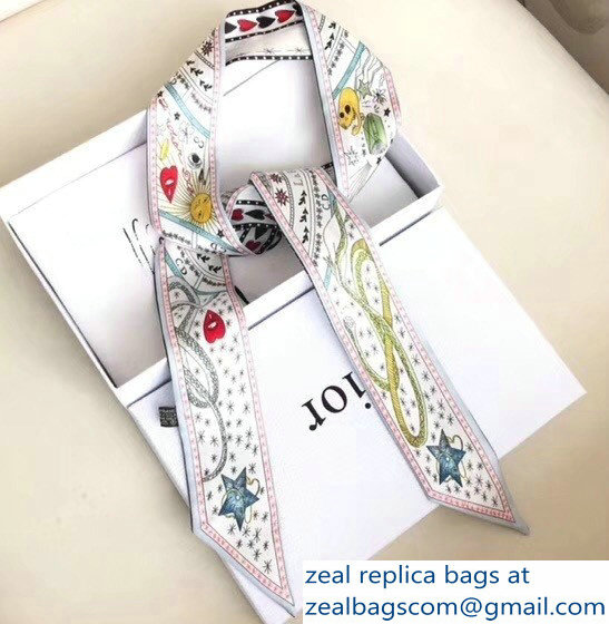 Dior Silk Twill Mitzah Scarf D13