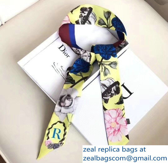 Dior Silk Twill Mitzah Scarf D17
