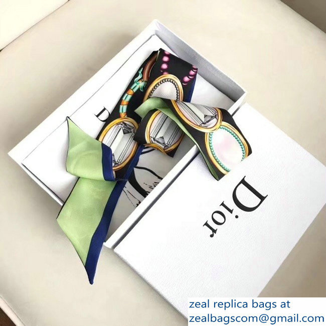 Dior Silk Twill Mitzah Scarf D19 - Click Image to Close