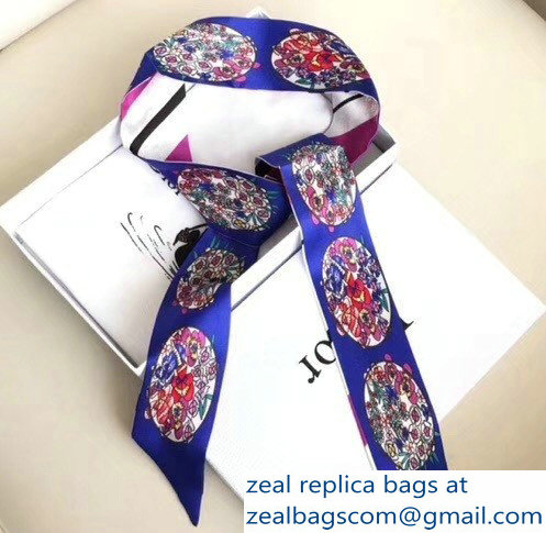 Dior Silk Twill Mitzah Scarf D20 - Click Image to Close