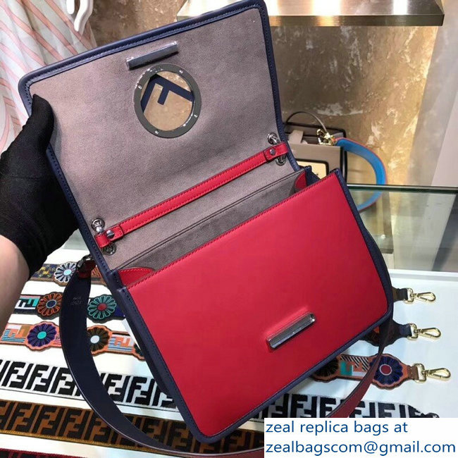 Fendi F Logo Medium Kan I Bag Multicolour Tartan Braided 2018 - Click Image to Close