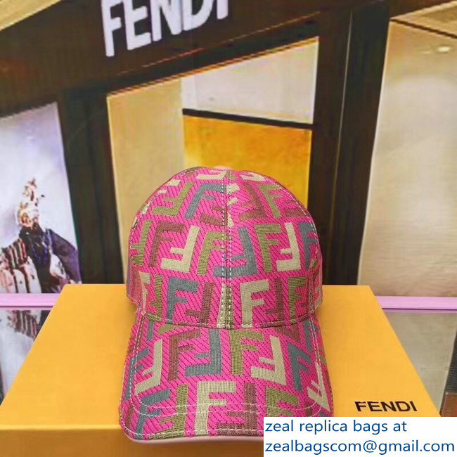 Fendi FF Logo Print Baseball Cap/Hat 01 2018