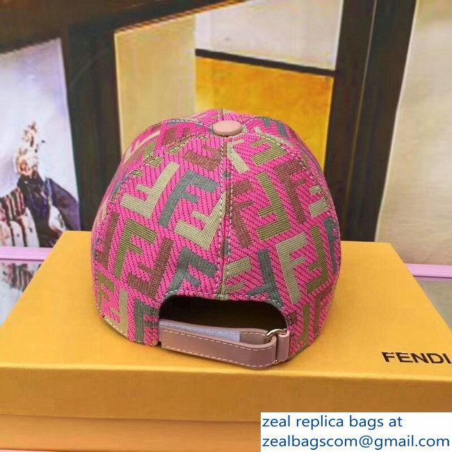 Fendi FF Logo Print Baseball Cap/Hat 01 2018