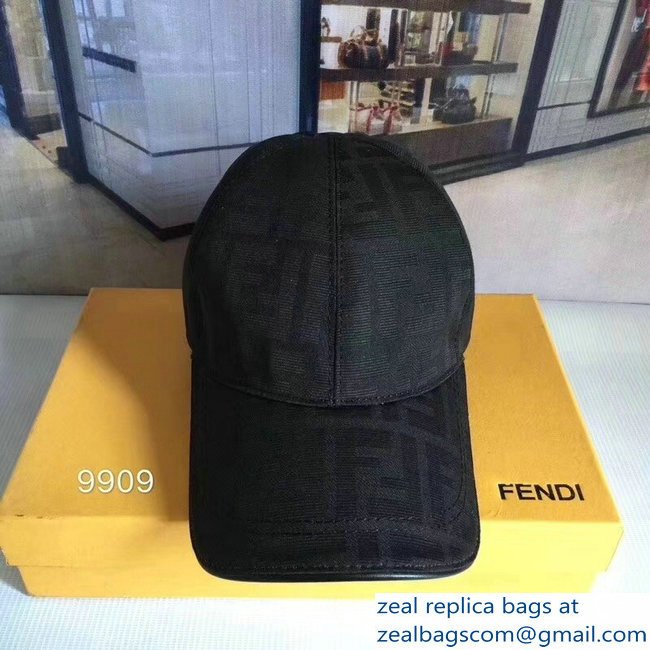 Fendi FF Logo Print Baseball Cap/Hat 04 2018 - Click Image to Close