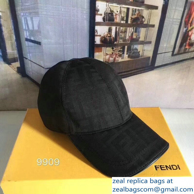 Fendi FF Logo Print Baseball Cap/Hat 04 2018